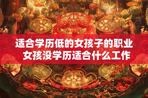 适合学历低的女孩子的职业  女孩没学历适合什么工作