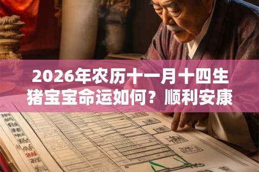 2026年农历十一月十四生猪宝宝命运如何？顺利安康吗？