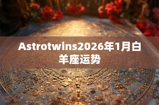 Astrotwins2026年1月白羊座运势