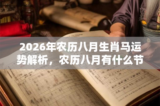 2026年农历八月生肖马运势解析，农历八月有什么节日？