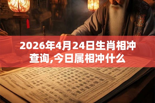 2026年4月24日生肖相冲查询,今日属相冲什么 2026年4月24日生肖相冲查询,今日属相冲什么