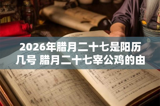 2026年腊月二十七是阳历几号 腊月二十七宰公鸡的由来