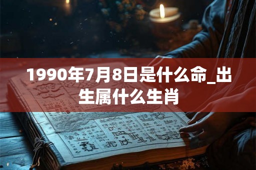 1990年7月8日是什么命_出生属什么生肖