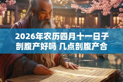 2026年农历四月十一日子剖腹产好吗 几点剖腹产合适