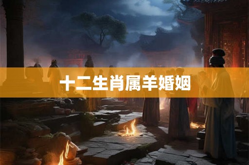 十二生肖属羊婚姻
