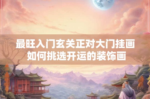 最旺入门玄关正对大门挂画 如何挑选开运的装饰画 最旺入门玄关正对大门挂画 如何挑选开运的装饰画