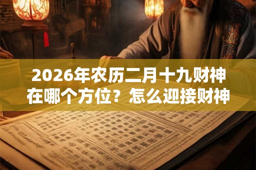 2026年农历二月十九财神在哪个方位？怎么迎接财神？