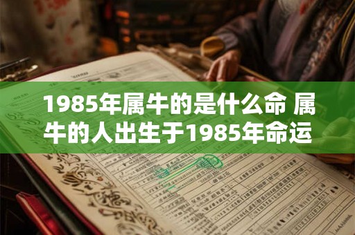 1985年属牛的是什么命 属牛的人出生于1985年命运如何