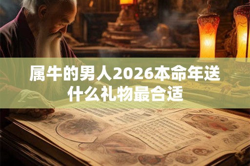 属牛的男人2026本命年送什么礼物最合适