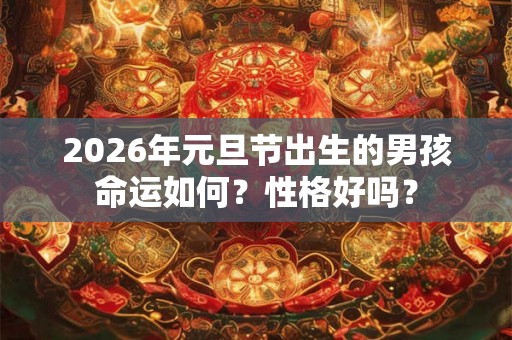 2026年元旦节出生的男孩命运如何?性格好吗? 2026年元旦节出生的男孩命运如何?性格好吗?
