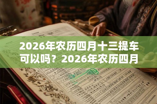 2026年农历四月十三提车可以吗？2026年农历四月提车吉日
