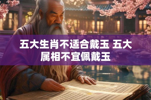 五大生肖不适合戴玉 五大属相不宜佩戴玉