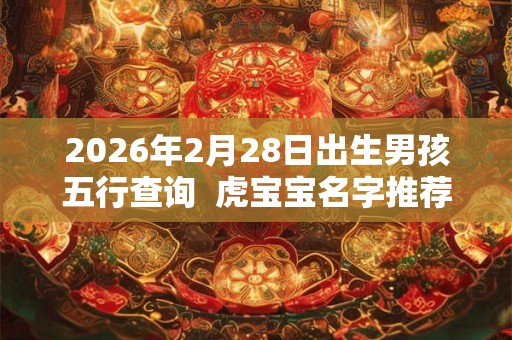 2026年2月28日出生男孩五行查询  虎宝宝名字推荐