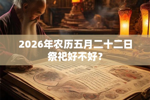 2026年农历五月二十二日祭祀好不好? 2026年农历五月二十二日祭祀好不好?