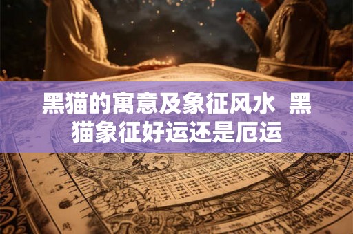 黑猫的寓意及象征风水  黑猫象征好运还是厄运