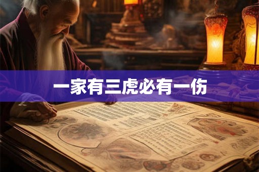 一家有三虎必有一伤