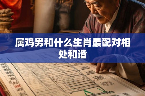 属鸡男和什么生肖最配对相处和谐 属鸡男和什么生肖最配对相处和谐