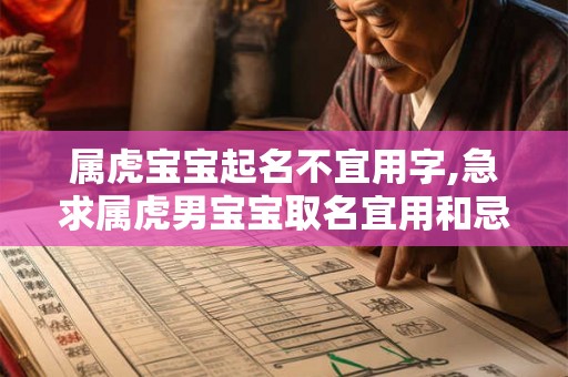 属虎宝宝起名不宜用字,急求属虎男宝宝取名宜用和忌用字