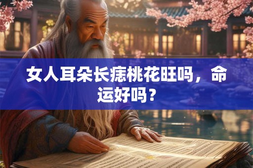 女人耳朵长痣桃花旺吗,命运好吗? 女人耳朵长痣桃花旺吗,命运好吗?