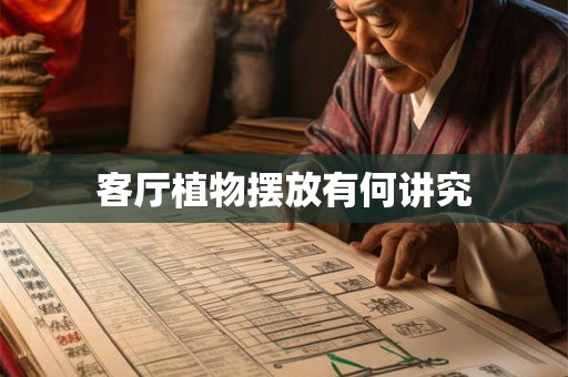 客厅植物摆放有何讲究