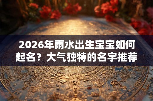 2026年雨水出生宝宝如何起名？大气独特的名字推荐