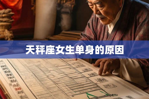 天秤座女生单身的原因