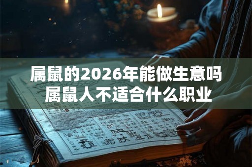 属鼠的2026年能做生意吗 属鼠人不适合什么职业