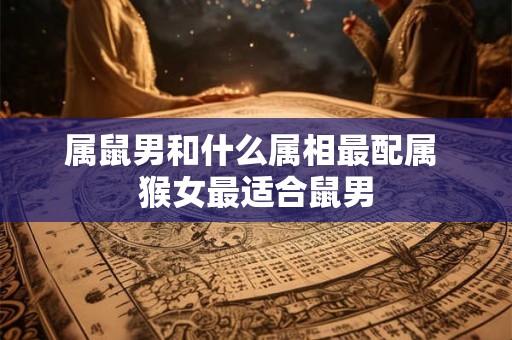 属鼠男和什么属相最配属 猴女最适合鼠男