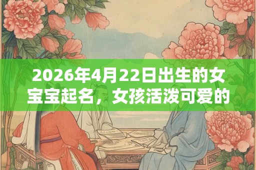 2026年4月22日出生的女宝宝起名,女孩活泼可爱的名字推荐 2026年4月22日出生的女宝宝起名,女孩活泼可爱的名字推荐