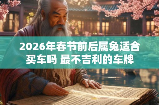 2026年春节前后属兔适合买车吗 最不吉利的车牌