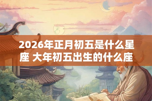 2026年正月初五是什么星座 大年初五出生的什么座