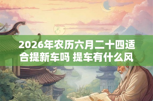 2026年农历六月二十四适合提新车吗 提车有什么风俗习惯 2026年农历六月二十四适合提新车吗 提车有什么风俗习惯