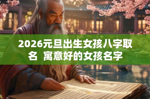 2026元旦出生女孩八字取名 寓意好的女孩名字 2026元旦出生女孩八字取名 寓意好的女孩名字