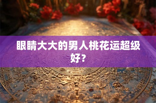 眼睛大大的男人桃花运超级好? 眼睛大大的男人桃花运超级好?