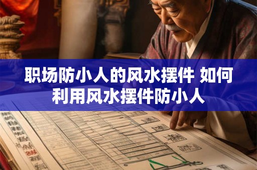 职场防小人的风水摆件 如何利用风水摆件防小人