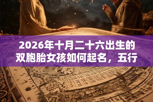 2026年十月二十六出生的双胞胎女孩如何起名,五行属什么 2026年十月二十六出生的双胞胎女孩如何起名,五行属什么