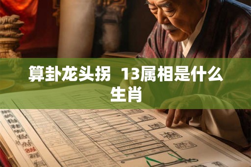 算卦龙头拐  13属相是什么生肖