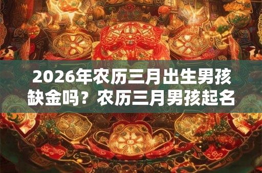 2026年农历三月出生男孩缺金吗?农历三月男孩起名 2026年农历三月出生男孩缺金吗?农历三月男孩起名