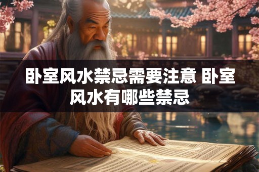 卧室风水禁忌需要注意 卧室风水有哪些禁忌