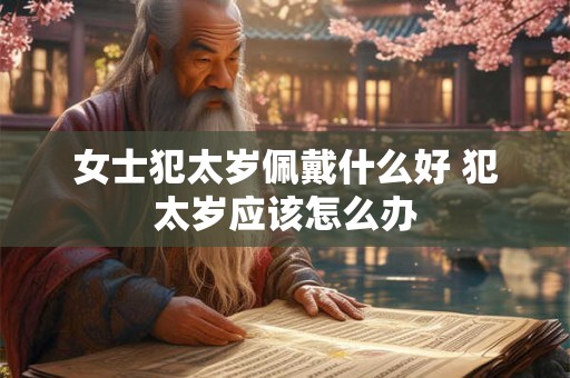 女士犯太岁佩戴什么好 犯太岁应该怎么办
