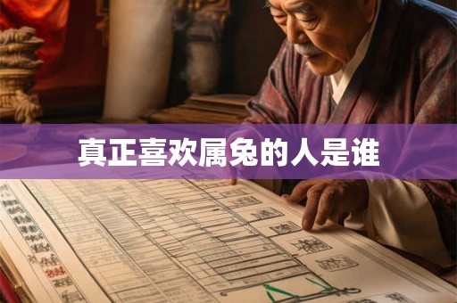 真正喜欢属兔的人是谁