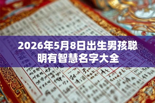 2026年5月8日出生男孩聪明有智慧名字大全
