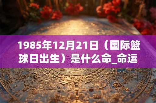 1985年12月21日(国际篮球日出生)是什么命_命运如何 1985年12月21日(国际篮球日出生)是什么命_命运如何
