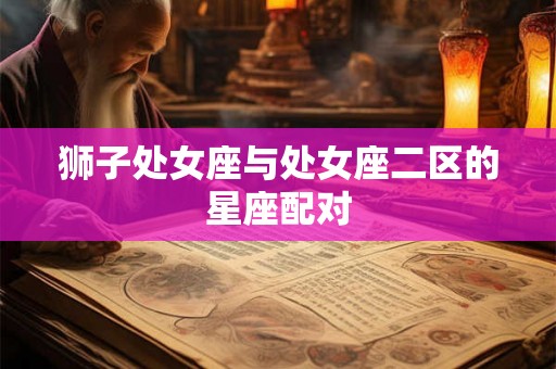 狮子处女座与处女座二区的星座配对 狮子处女座与处女座二区的星座配对