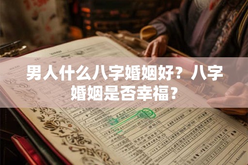男人什么八字婚姻好？八字婚姻是否幸福？