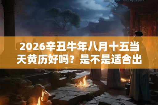 2026辛丑牛年八月十五当天黄历好吗？是不是适合出行的日子