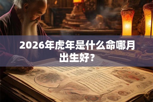 2026年虎年是什么命哪月出生好？