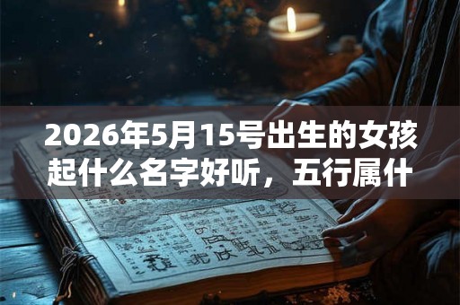 2026年5月15号出生的女孩起什么名字好听，五行属什么