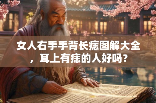 女人右手手背长痣图解大全，耳上有痣的人好吗？