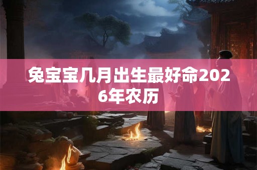 兔宝宝几月出生最好命2026年农历